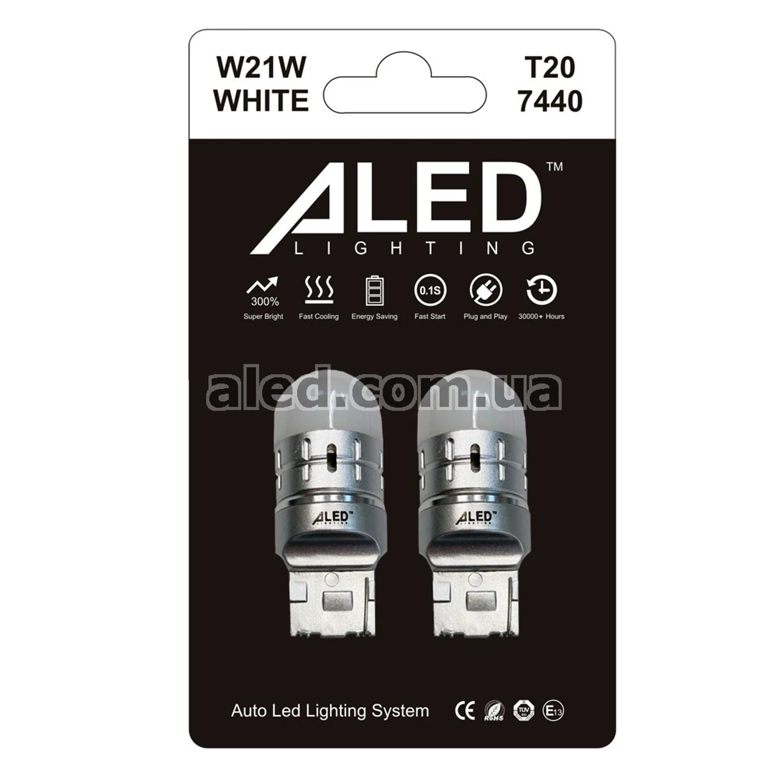 Світлодіодні (LED) лампи ALED W21W (7440) White
